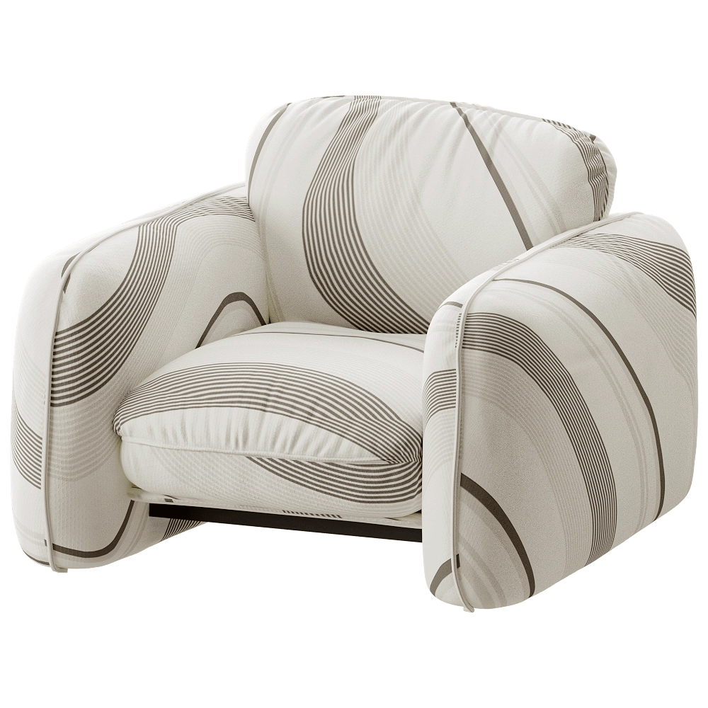 BAXTER – Armchair Brigitte 3D Model