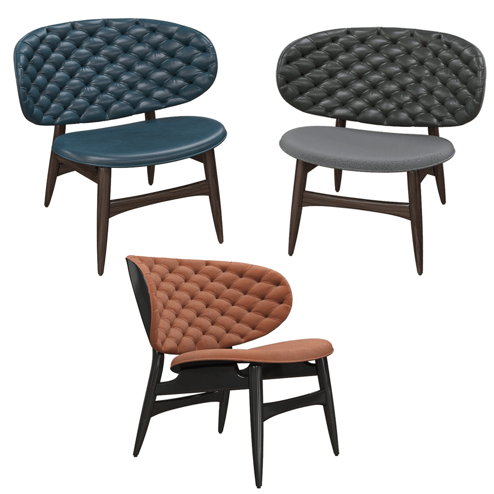 BAXTER – Armchair Dalma 3D Model BAXTER – Armchair Dalma 3D Model