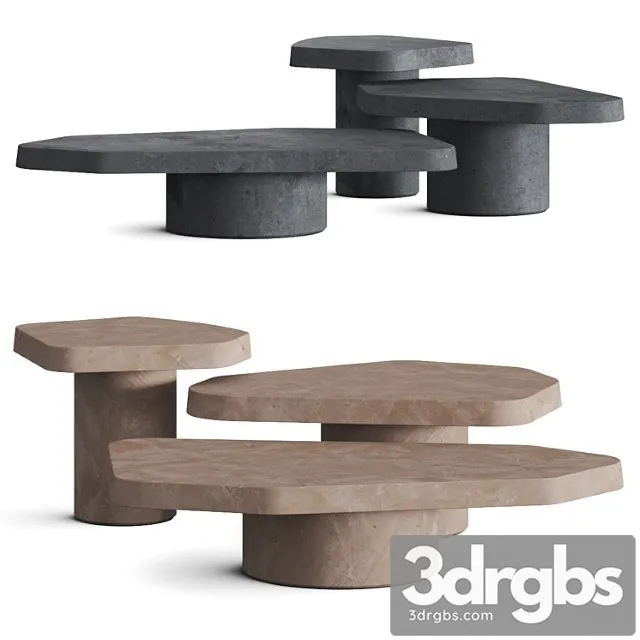 Baxter Bao Coffee Tables 3D Model Download