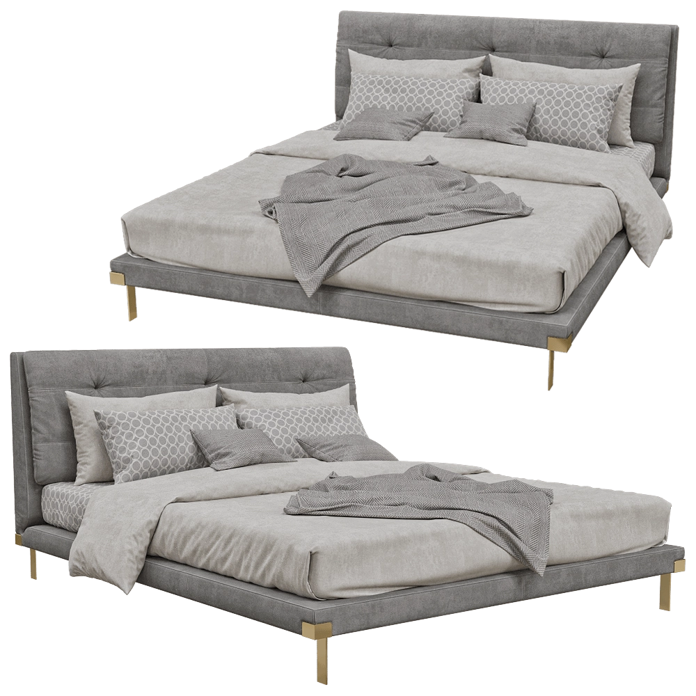 BAXTER – Bed VIKTOR 3D Model BAXTER – Bed VIKTOR 3D Model