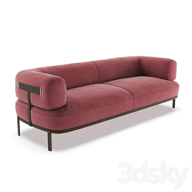 Baxter belt sofa 3DModel