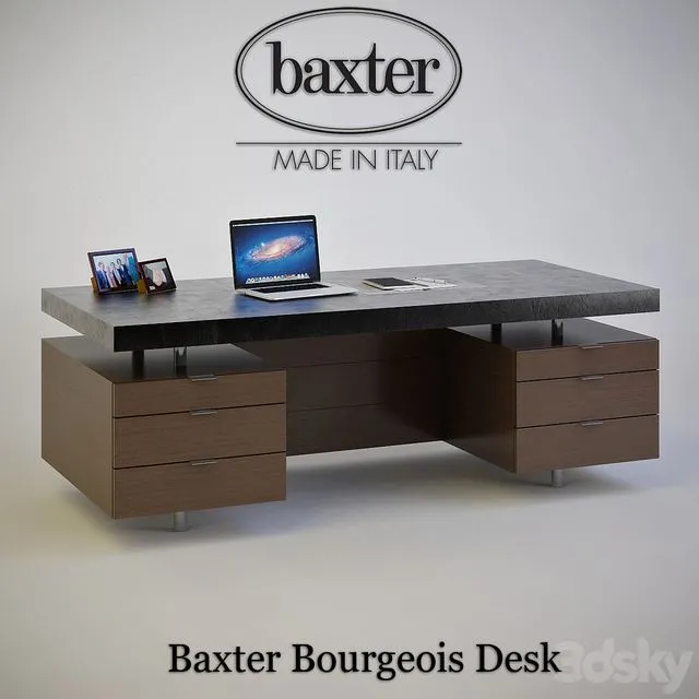 Baxter Bourgeois desk 3D Model