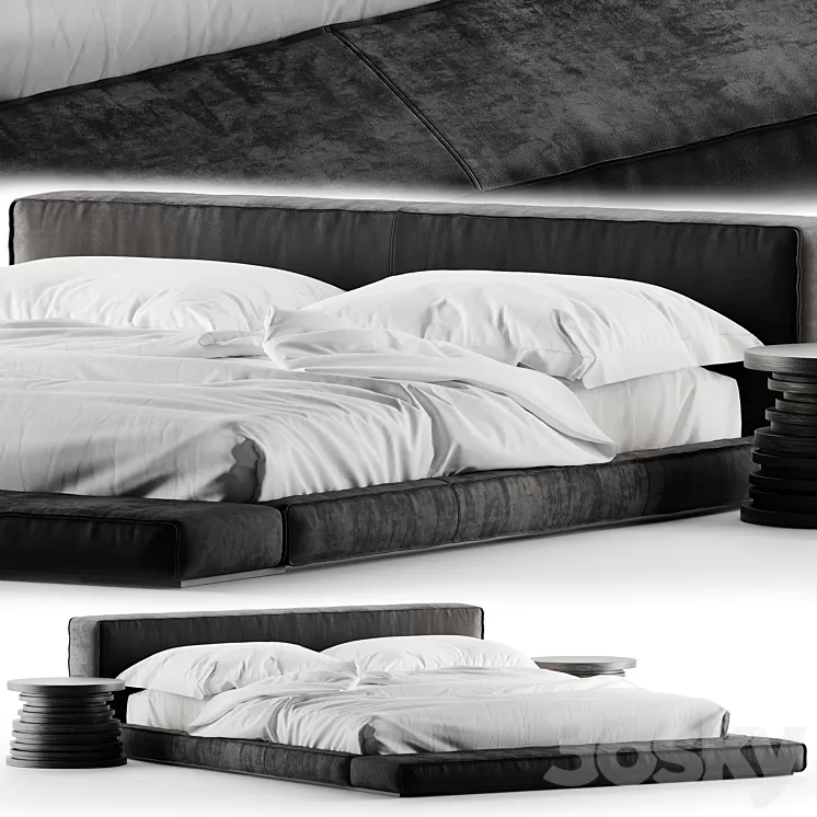 baxter budapest bed 3D Model Free Download