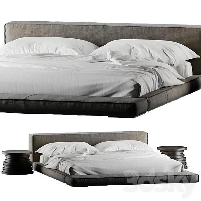 baxter budapest bed vol2 3DModel baxter budapest bed vol2 3DModel