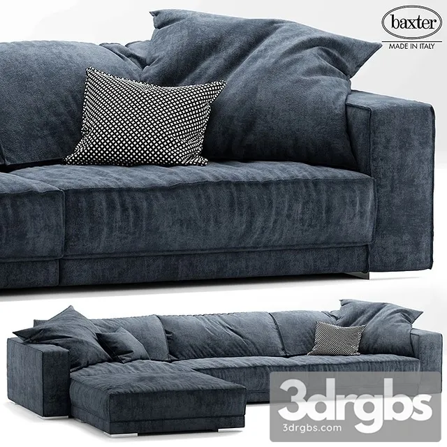 Baxter Budapest Soft Sofa 01 3D Model Download Baxter Budapest Soft Sofa 01 3D Model Download