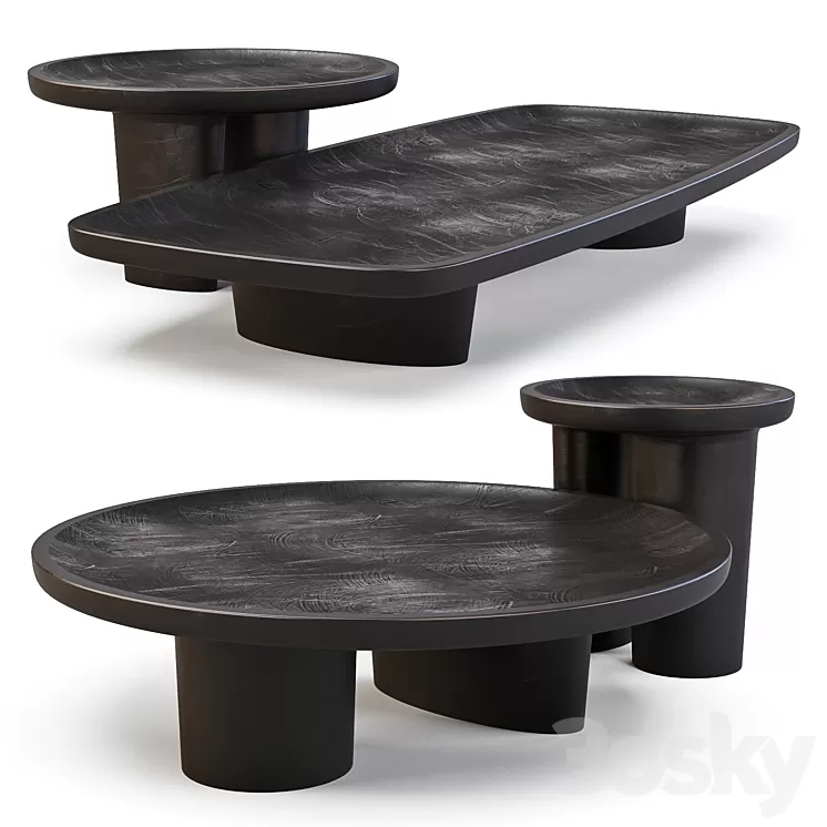 Baxter: Calix – Coffee Tables 3D Model Baxter: Calix – Coffee Tables 3D Model