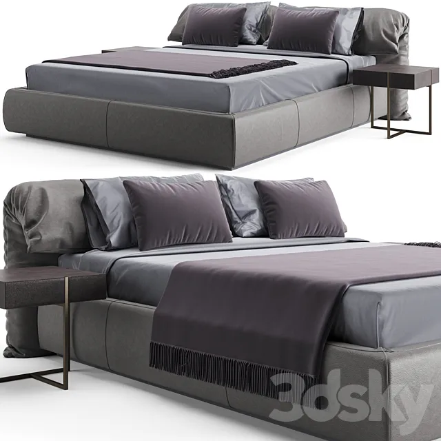 Baxter Casablanca Bed 3DModel Baxter Casablanca Bed 3DModel