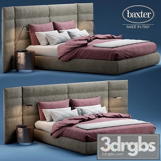 Baxter Couche Extra Bed 3D Model Download Baxter Couche Extra Bed 3D Model Download