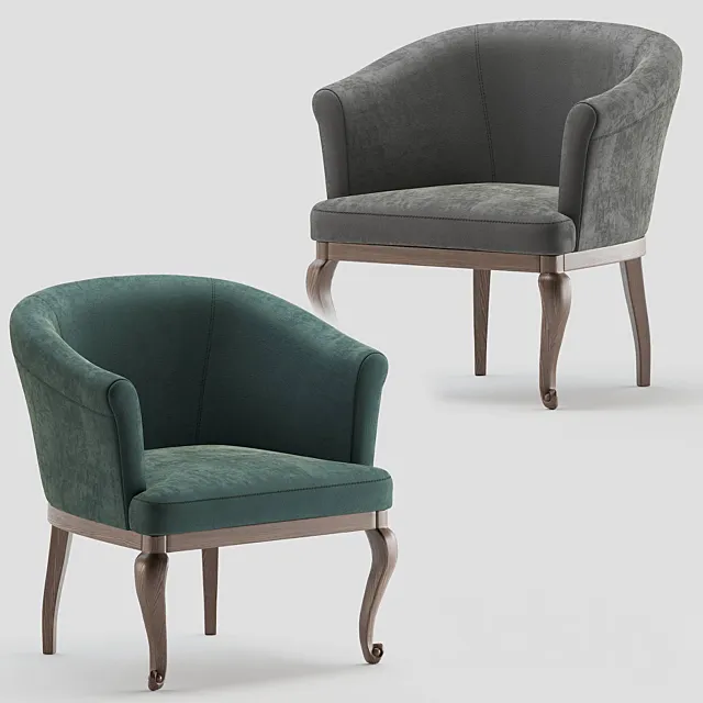 Baxter dall poltrona armchair 3D Model