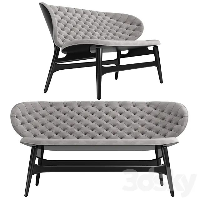 Baxter DALMA sofa 3D Model Baxter DALMA sofa 3D Model