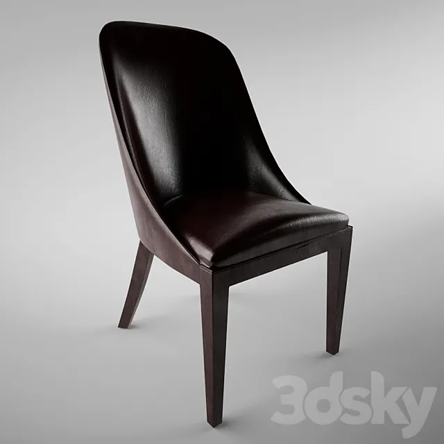 Baxter Decor Chair 3D Model Baxter Decor Chair 3D Model