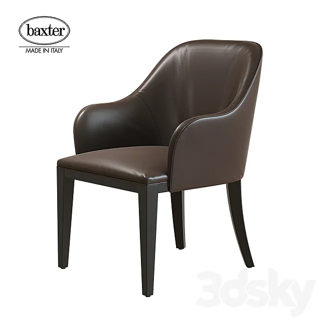 Baxter DECOR LITTLE ARMCHAIR 3DModel Baxter DECOR LITTLE ARMCHAIR 3DModel