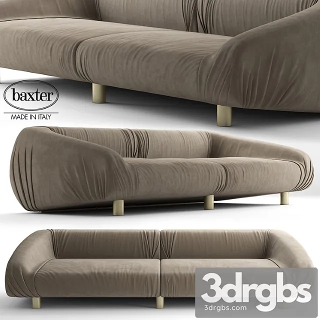Baxter fold sofa 2 3D Model Download Baxter fold sofa 2 3D Model Download