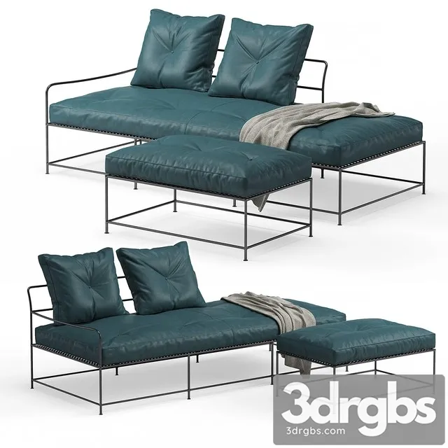 Baxter Girgenti Sofa with Ottoman 3D Model Download Baxter Girgenti Sofa with Ottoman 3D Model Download