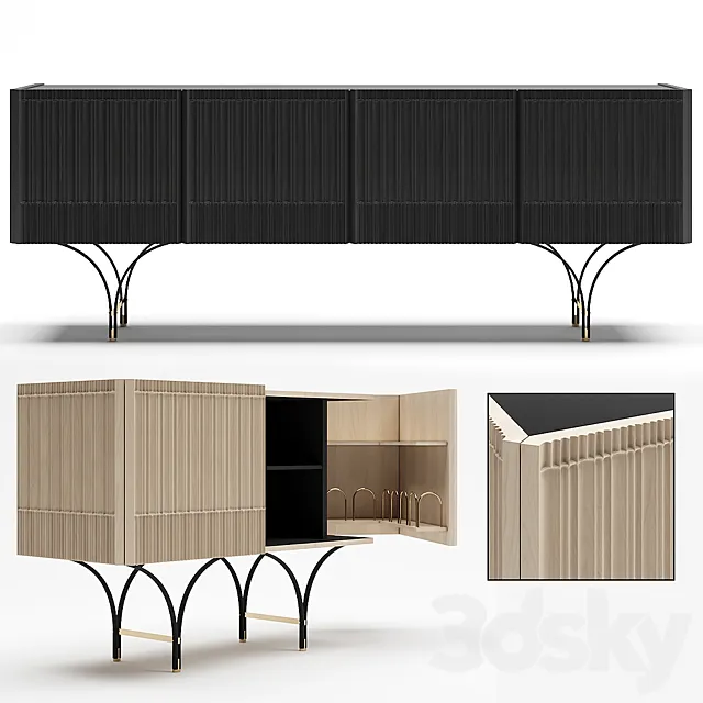 Baxter guell sideboard 3DModel Baxter guell sideboard 3DModel