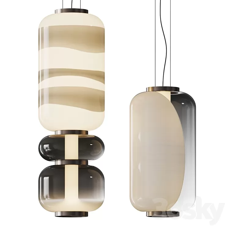 Baxter Haiku Pendant Lamps 3D Model Free Download