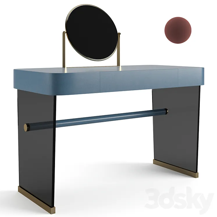 Baxter Hazel dresser table 3D Model Free Download