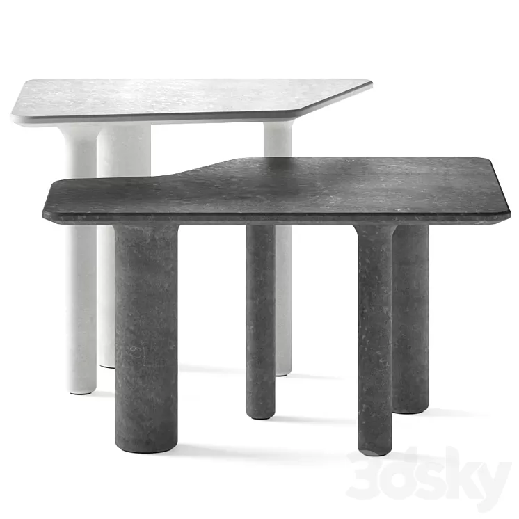 Baxter Java Coffee Tables 3D Model Baxter Java Coffee Tables 3D Model