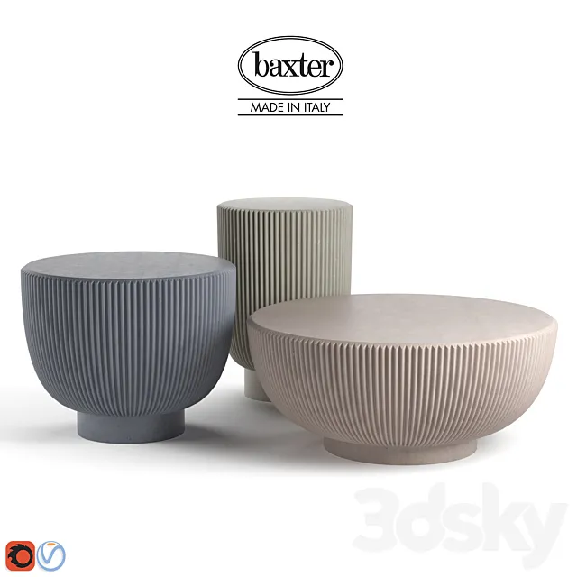 Baxter JUNO SMALL TABLE 3D Model