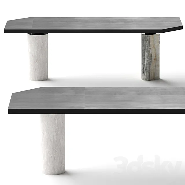 Baxter Jupiter Dining Table 3DModel