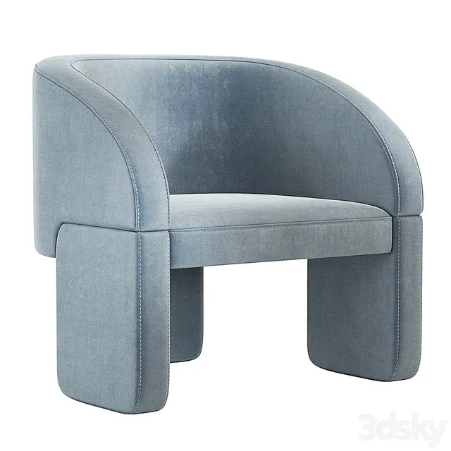 Baxter Lazybones Lounge Studiopepe Italy 3D Model Baxter Lazybones Lounge Studiopepe Italy 3D Model