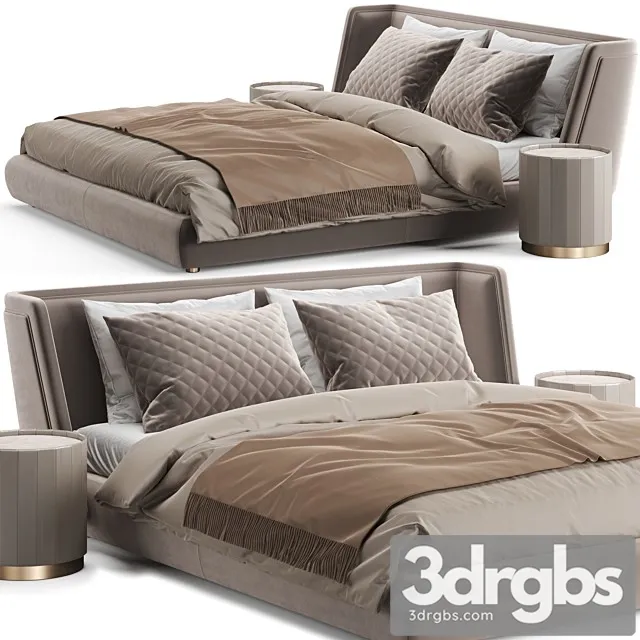 Baxter Metropolis Plain Bed 3D Model Download