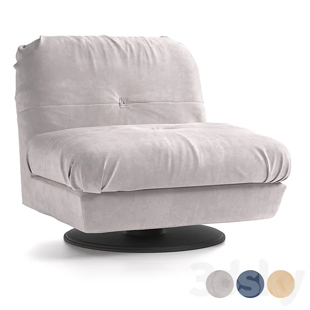 Baxter Milano Armchairs 3D Model