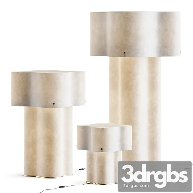 Baxter Nuvola Floor Lamps 3D Model Download