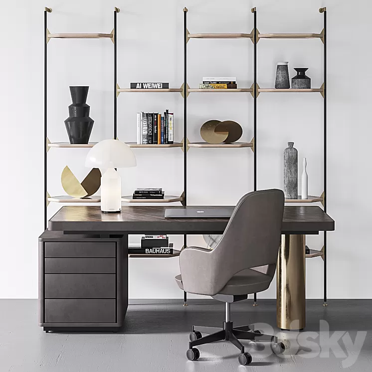 Baxter Office set 3D Model Baxter Office set 3D Model