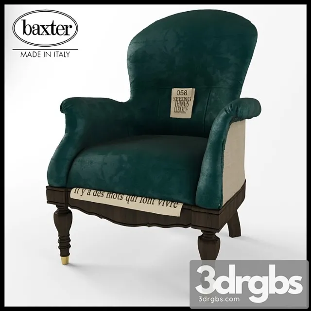 Baxter Ona Armchair 3D Model Download Baxter Ona Armchair 3D Model Download