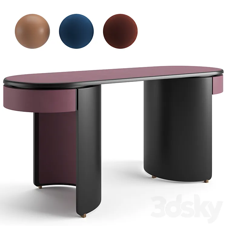 Baxter Parsek desk 3D Model Free Download