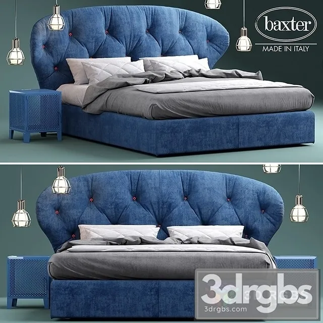 Baxter Positano Bed 3D Model Download