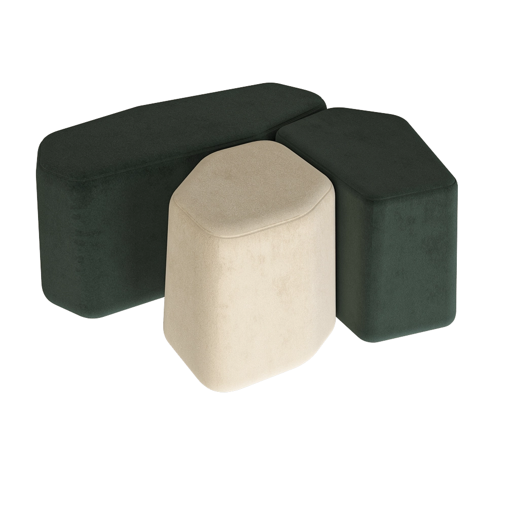 BAXTER – Pouf Beki 3D Model