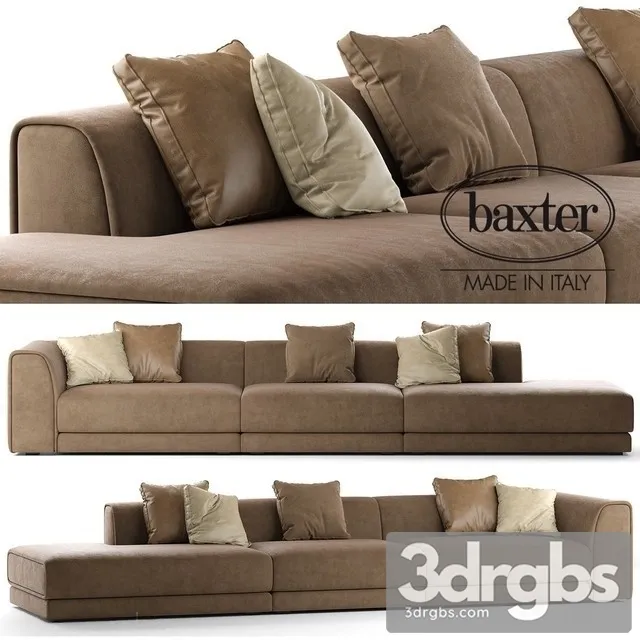 Baxter Rafael Sofa Composition 3D Model Download Baxter Rafael Sofa Composition 3D Model Download