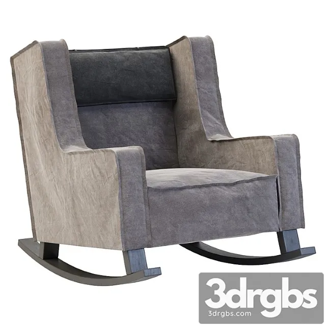 Baxter Rocking Housse Sessel 3D Model Download Baxter Rocking Housse Sessel 3D Model Download