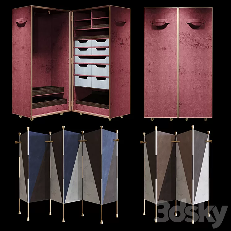 Baxter set 3D Model Baxter set 3D Model