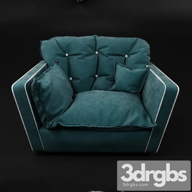 Baxter sorrento armchair 3D Model Download Baxter sorrento armchair 3D Model Download