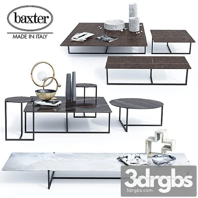 Baxter tables icaro set 2 3D Model Download