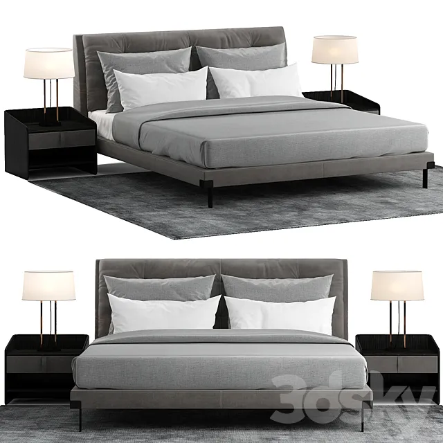 Baxter viktor bed 3D Model Baxter viktor bed 3D Model