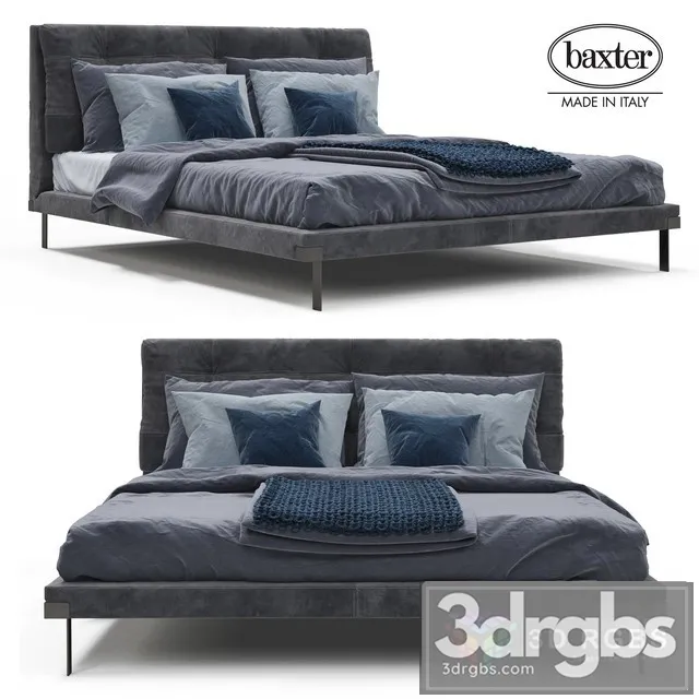 Baxter Viktor Bed 3D Model Download