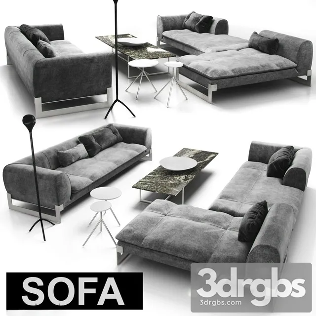 Baxter Viktor D1 Sofa 3D Model Download Baxter Viktor D1 Sofa 3D Model Download