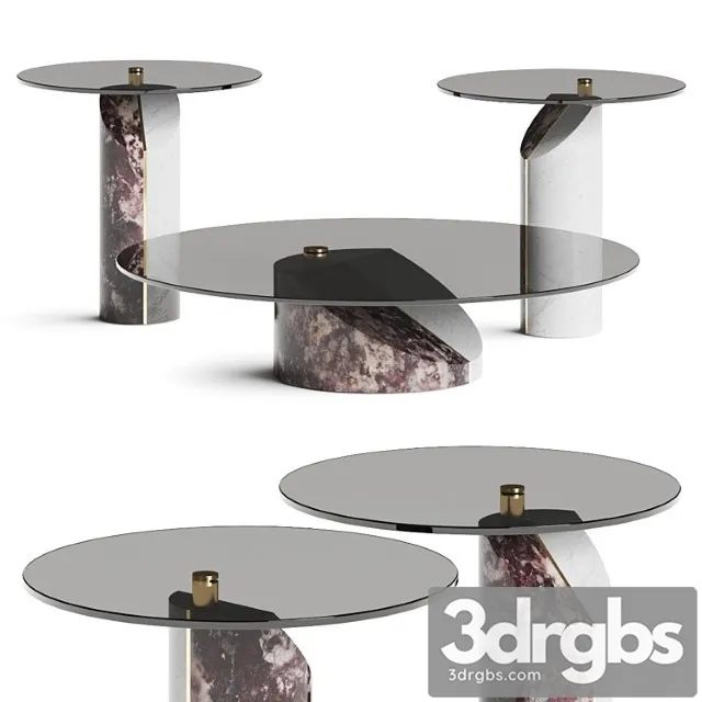 Baxter Ziggy Coffee Side Tables 3D Model Download