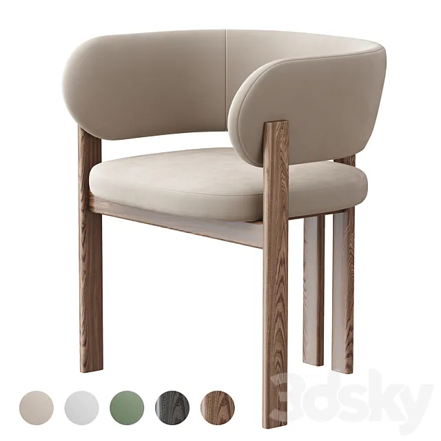 BAY Chair Nature Design 3D Model BAY Chair Nature Design 3D Model