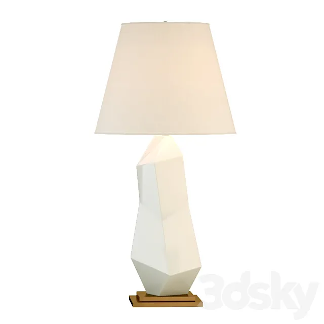 Bayliss Table Lamp with Linen Shade 3DModel Bayliss Table Lamp with Linen Shade 3DModel