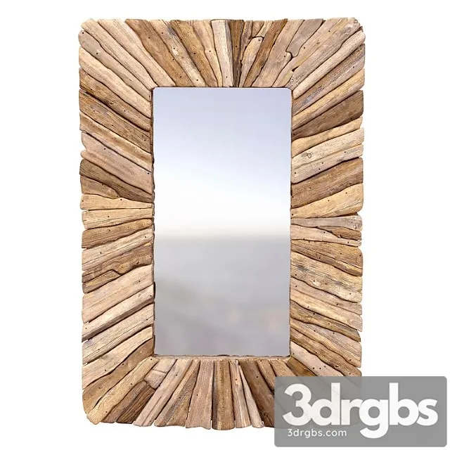 Bazar Bizar Driftwood Framed Mirror Wooden Natural M 3D Model Download Bazar Bizar Driftwood Framed Mirror Wooden Natural M 3D Model Download
