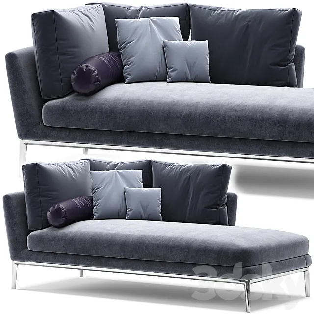 B&B Atoll Chaise Lounge 3DModel B&B Atoll Chaise Lounge 3DModel