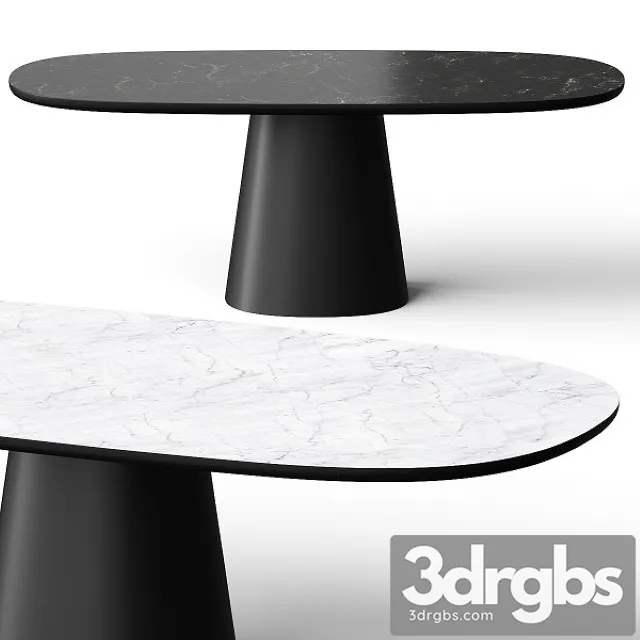 BB Italia Allure O Dining Table 3D Model Download