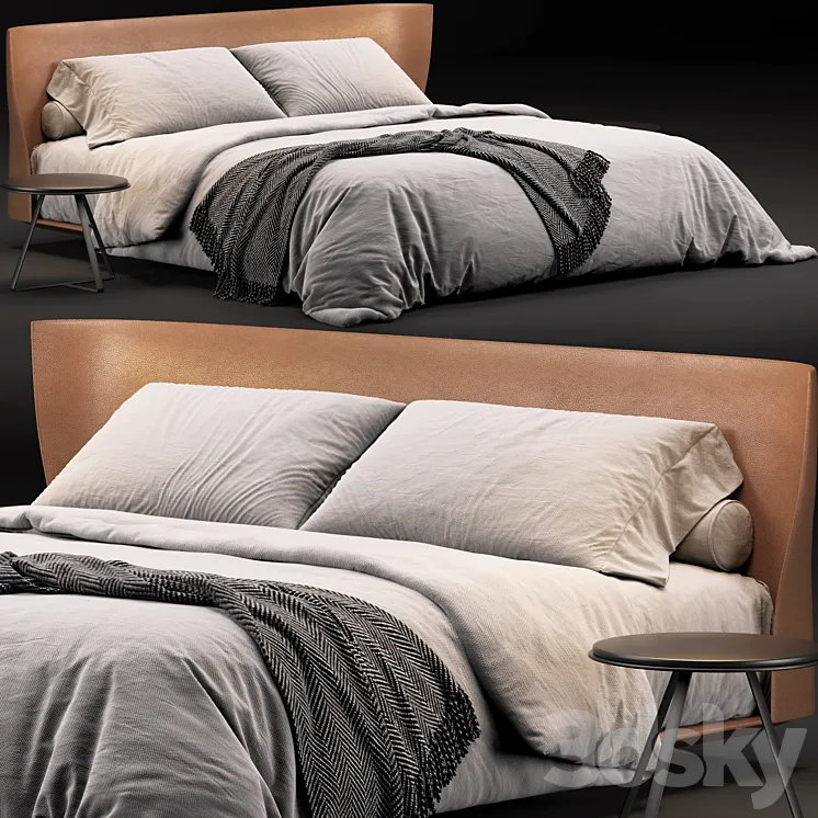 B&B Italia Alys Bed 3D Model Free Download