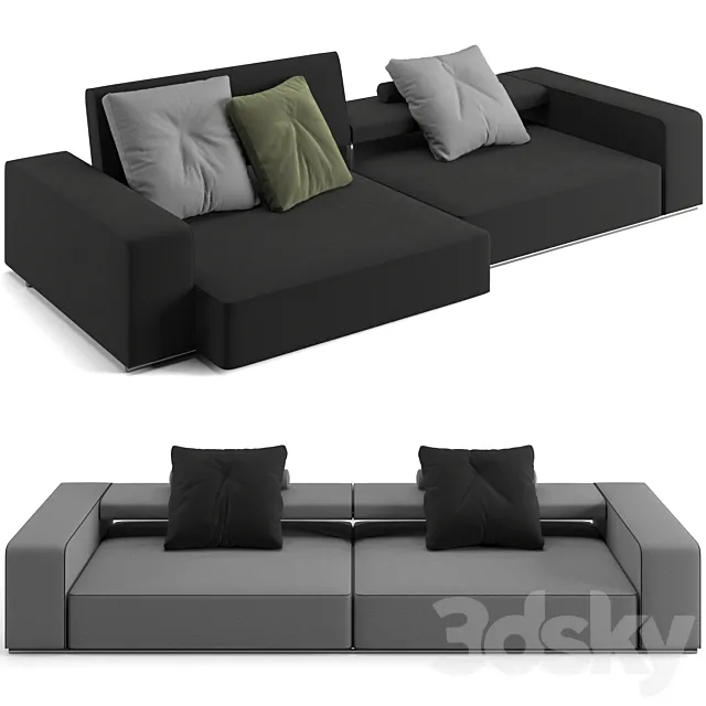 B&B Italia Andy sofa 292 cm 3DModel B&B Italia Andy sofa 292 cm 3DModel