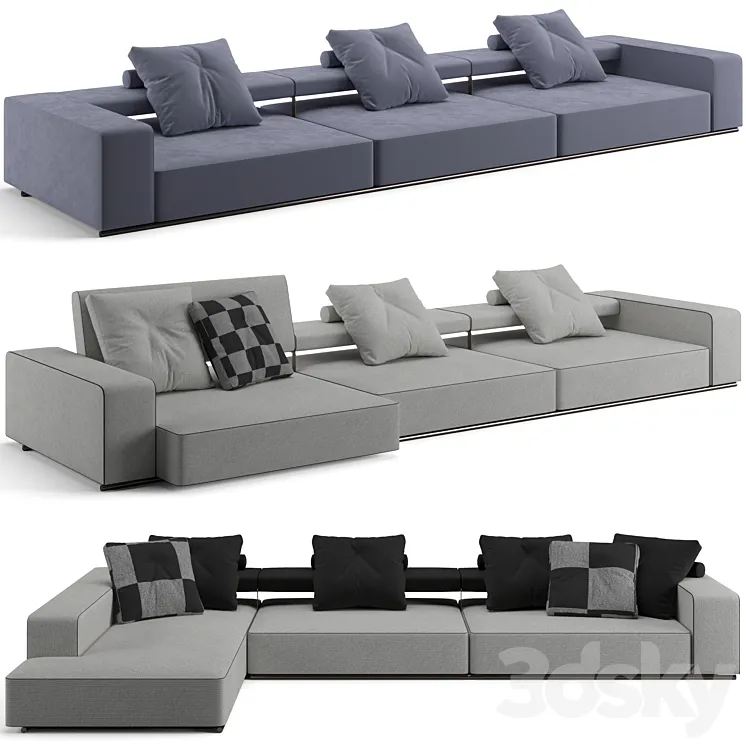 B&B Italia Andy sofa 412 cm 3D Model Free Download B&B Italia Andy sofa 412 cm 3D Model Free Download